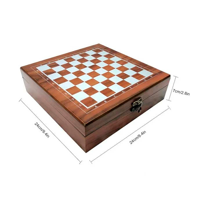 JUEGO AJEDREZ 4 EN 1 DOMINO-CARTAS