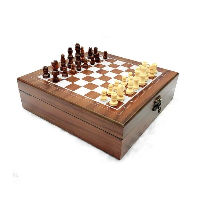 JUEGO AJEDREZ 4 EN 1 DOMINO-CARTAS