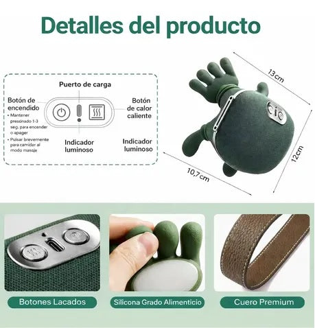 MASAJEADOR DE MANOS P/CUELLOS ESPALDA