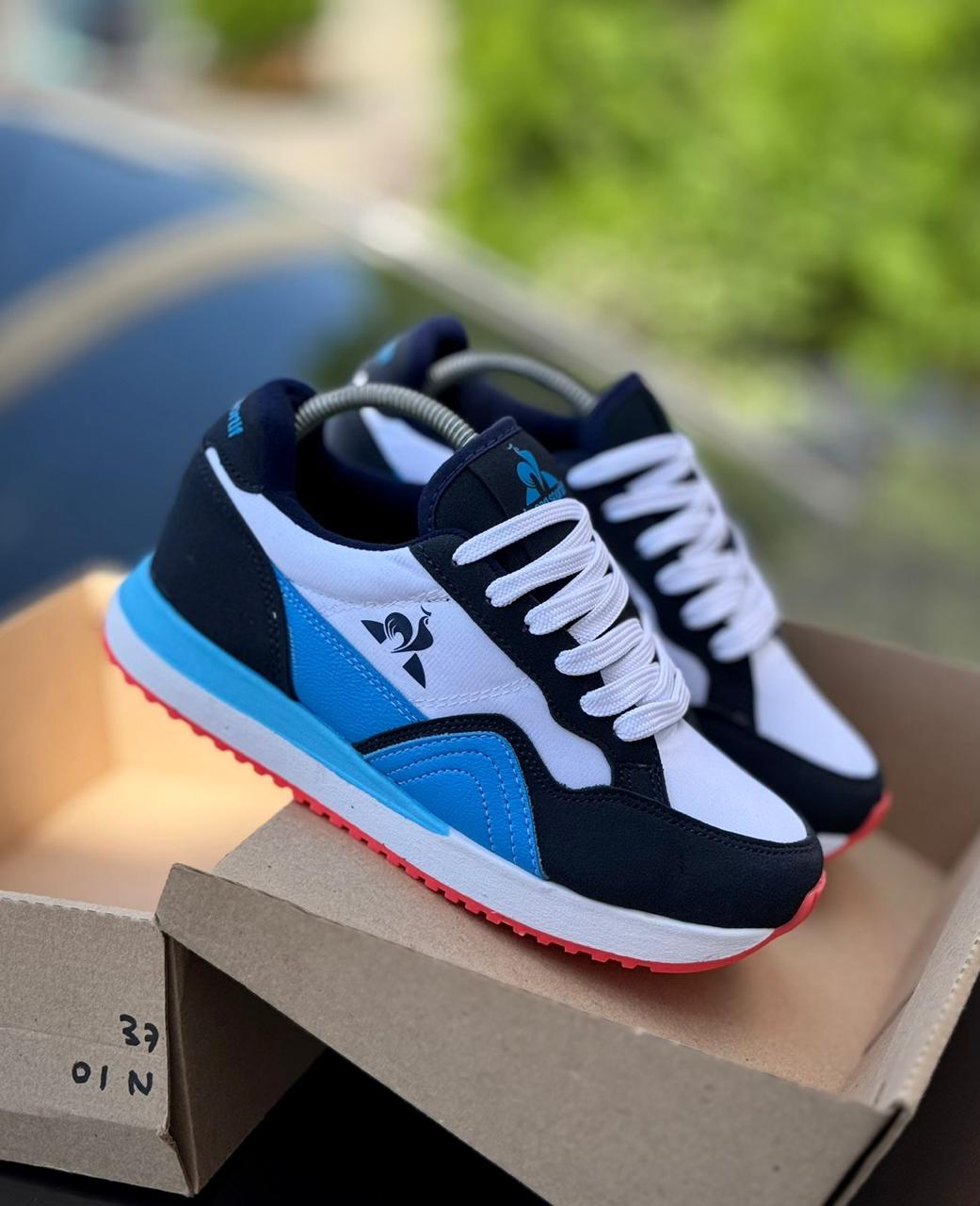 TENIS LECOQ SLM BLANCO AZUL