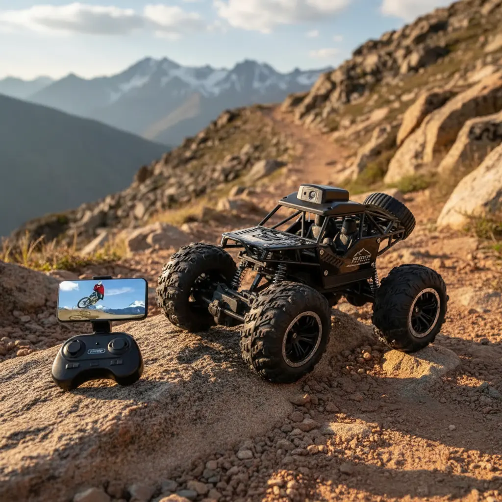CARRO CONTROL REMOTO 4X4 CON CAMARA HD