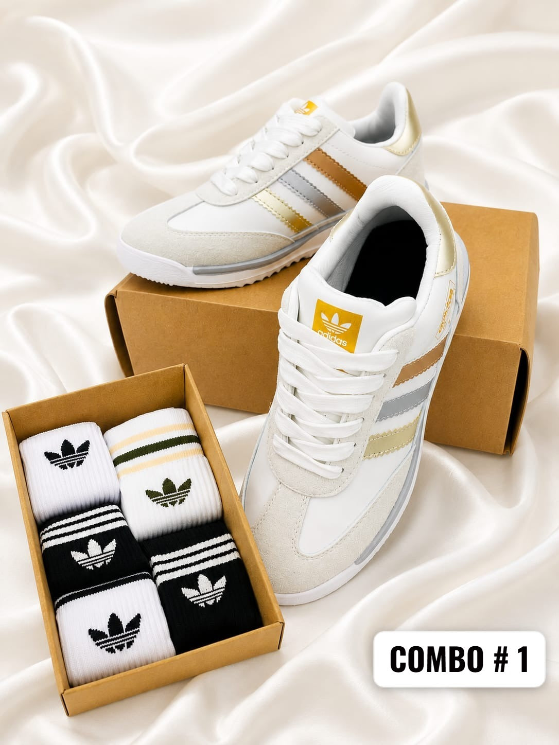 COMBO ADIDAS TENIS + MEDIAS