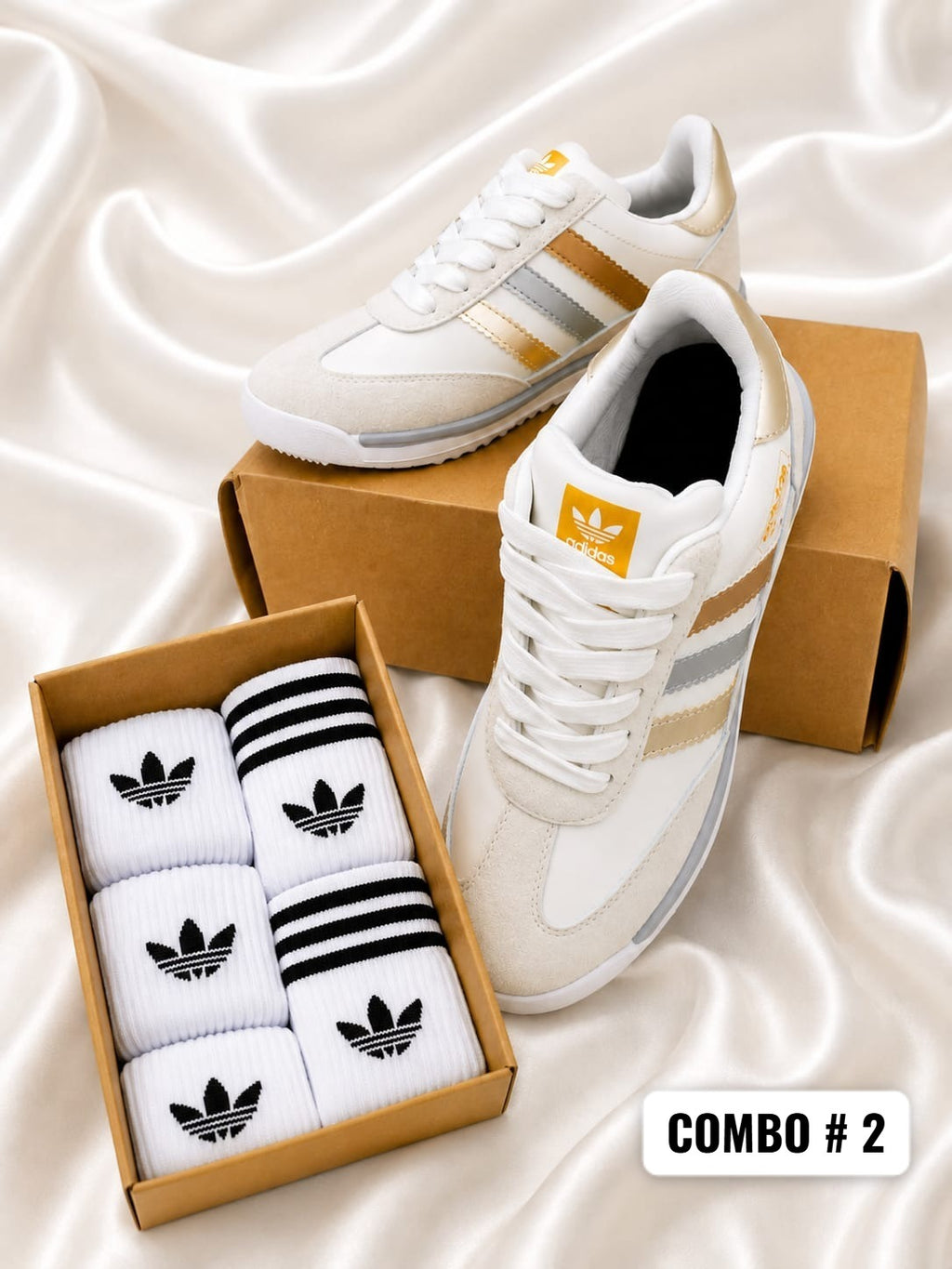 COMBO ADIDAS TENIS + MEDIAS