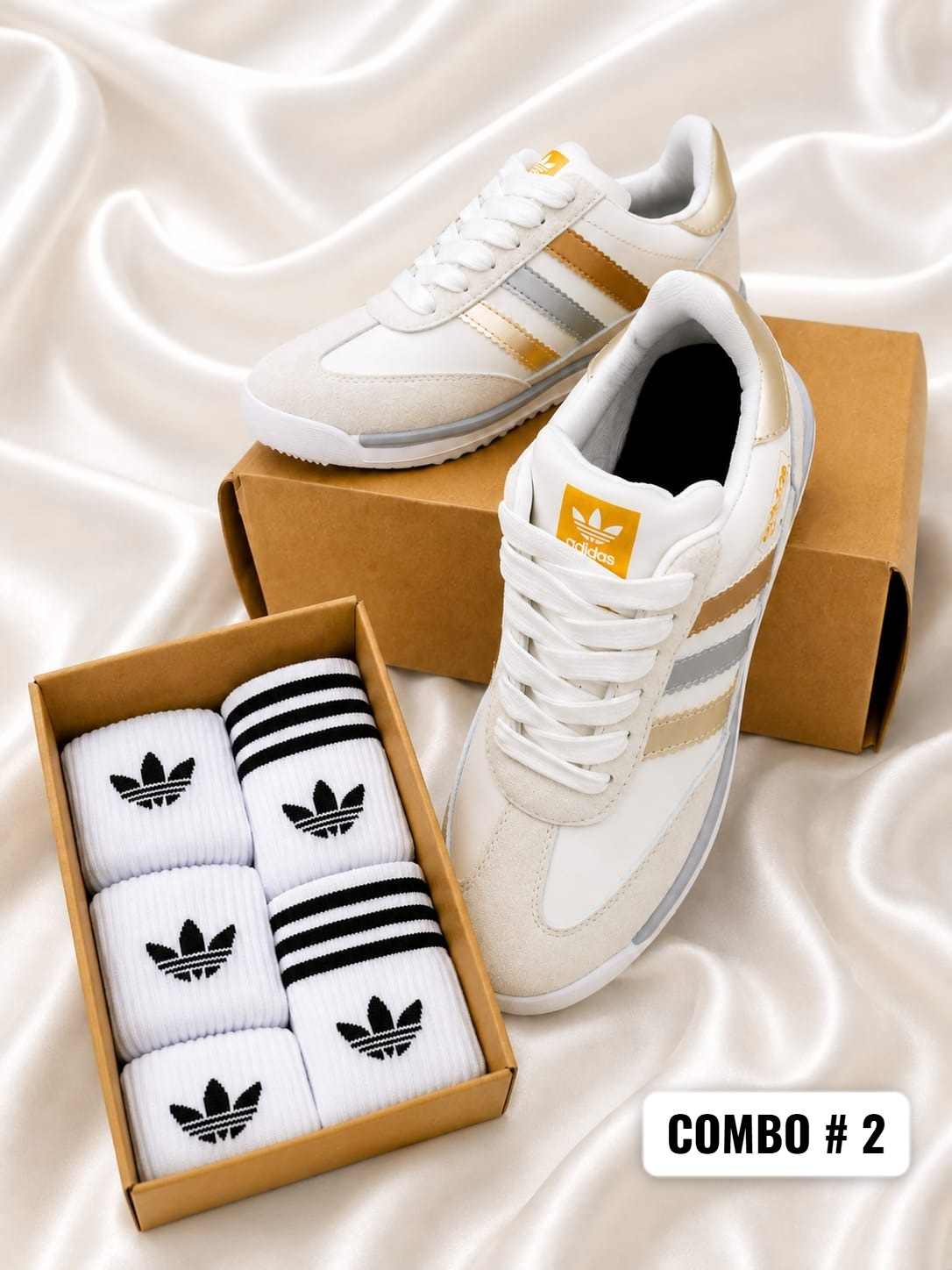 COMBO ADIDAS TENIS + MEDIAS