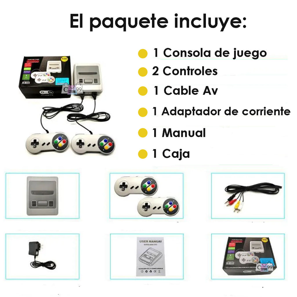 CONSOLA MINI VIDEO JUEGOS