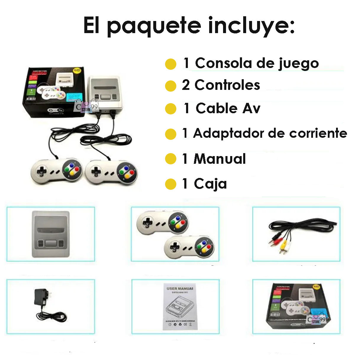 CONSOLA MINI VIDEO JUEGOS