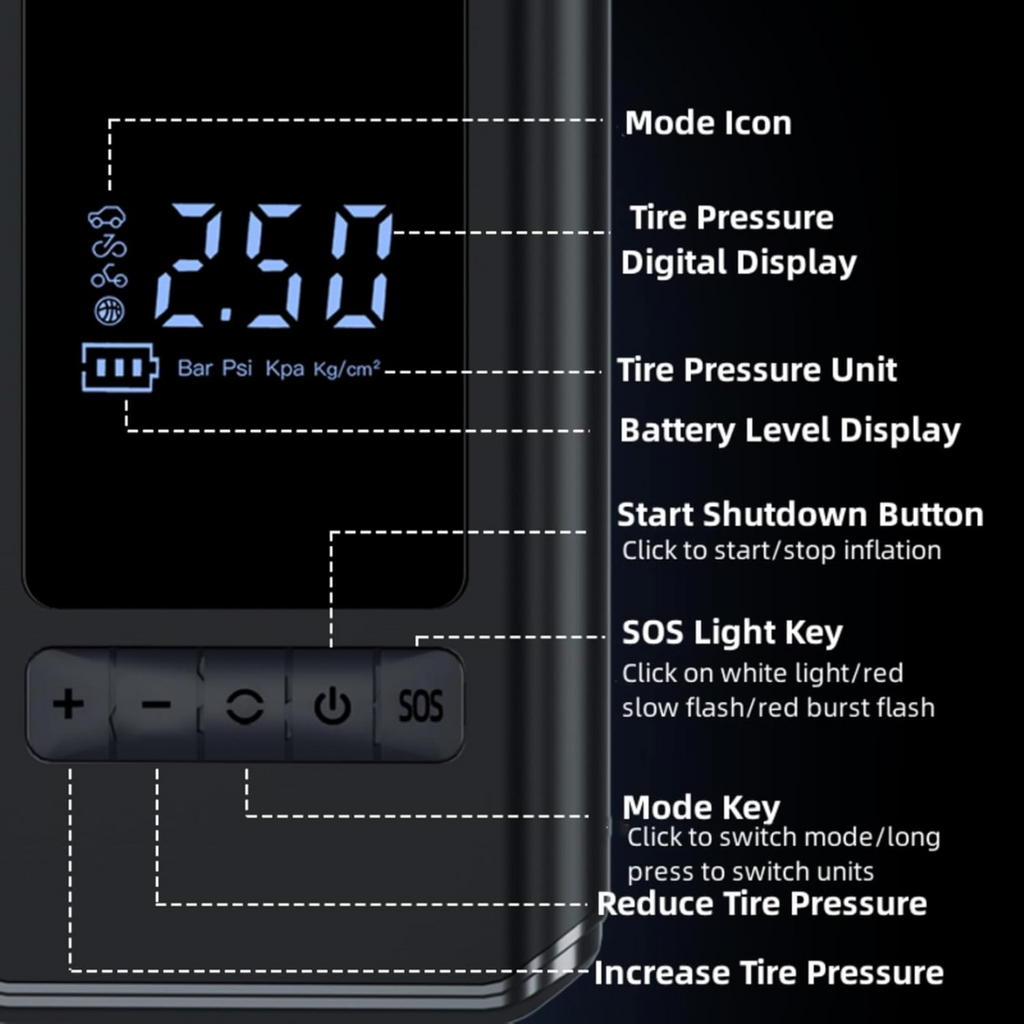 INFLADOR  DIGITAL MULTIFUNCIONAL PD42