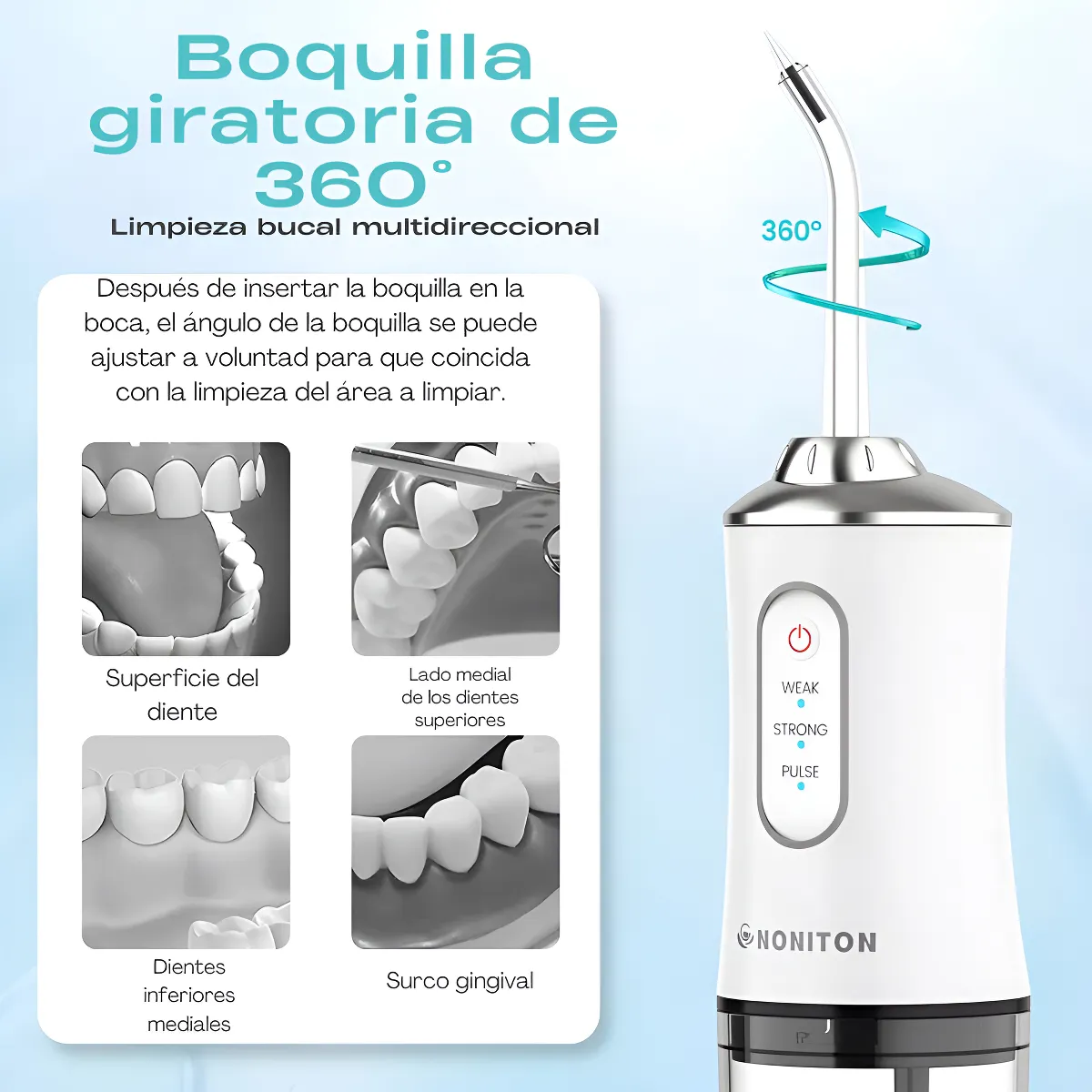 IRRIGADOR BUCAL LIMPIEZA DENTAL