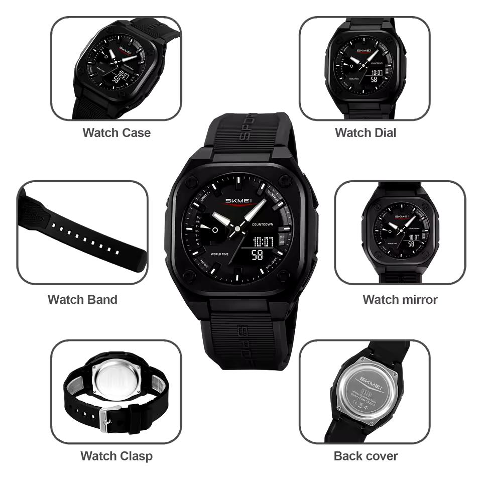 RELOJ SKMEI 2328 DOBLE HORA