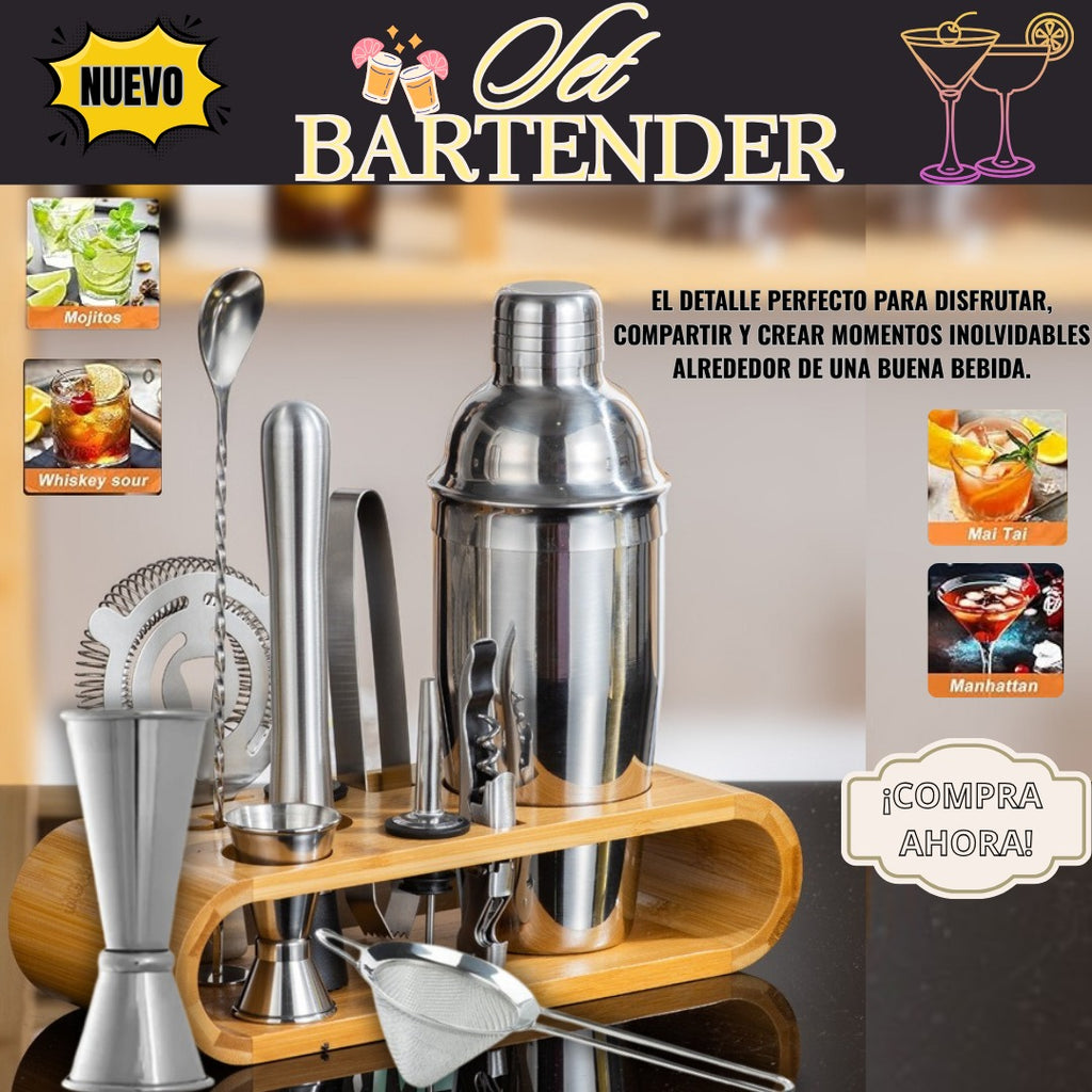 SET DE COCTELERIA PROFESIONAL